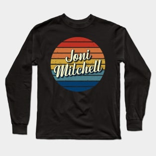 Joni Vintage Retro Circle Long Sleeve T-Shirt